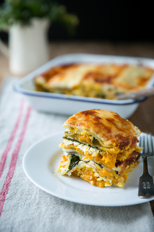 lasagna with pumpkin and sage infused Béchamel sauce – Goboroot.com